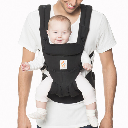 ErgoBaby Omni 360 All-in-One Ergonomic Baby Carrier - Pure Black image number 2